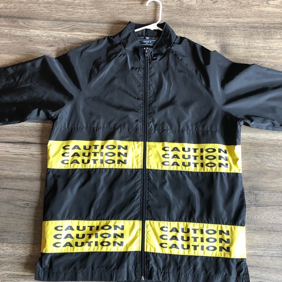 Men’s Windbreaker “Caution from F-21” - Picture 1 of 4